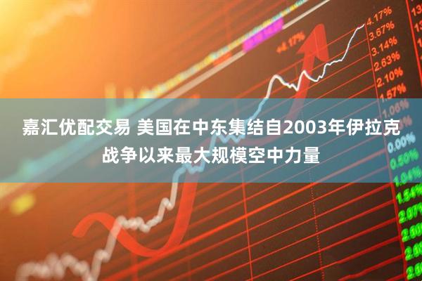 嘉汇优配交易 美国在中东集结自2003年伊拉克战争以来最大规模空中力量