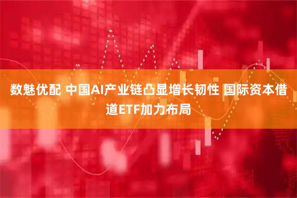 数魅优配 中国AI产业链凸显增长韧性 国际资本借道ETF加力布局